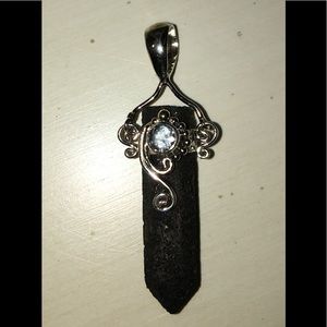 SS/AQUAMARINE/LAVA ROCK ESSENTIAL OIL DIFF PENDANT